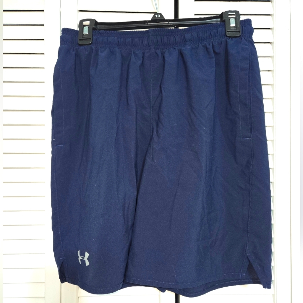Under Armour Men's M Blue Athletic Shorts Loose Fit